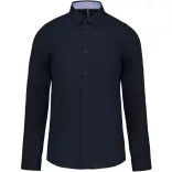 ka517-Camasa-cu-maneca-lunga-adult-barbat-Kariban-Washed-Navy