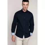 ka517-Camasa-cu-maneca-lunga-adult-barbat-Kariban-Washed-Navy