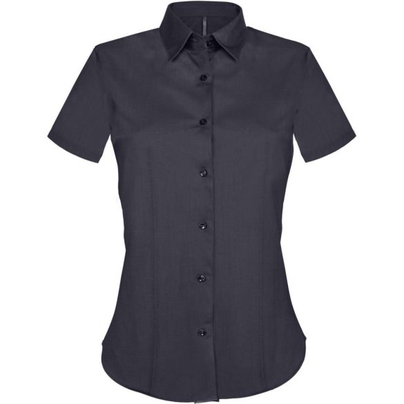 ka532-Camasa-cu-maneca-scurta-adult-dama-Kariban-Stretch-Navy