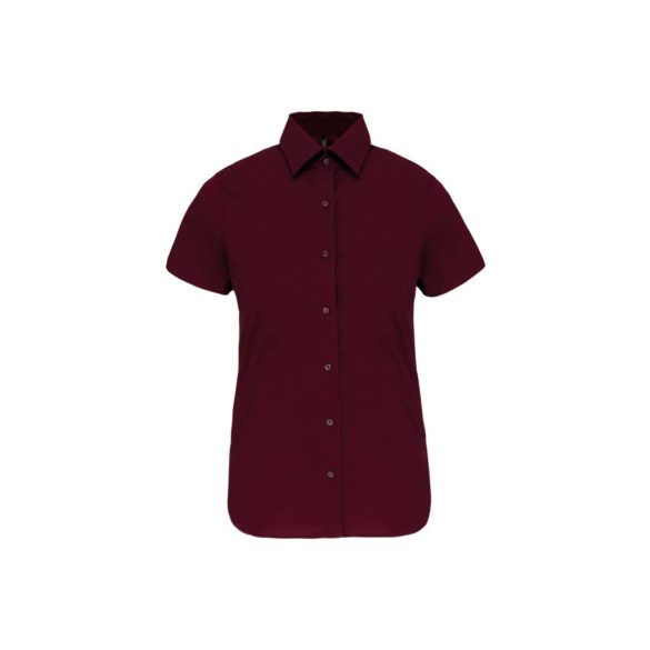 ka532-Camasa-cu-maneca-scurta-adult-dama-Kariban-Stretch-Wine