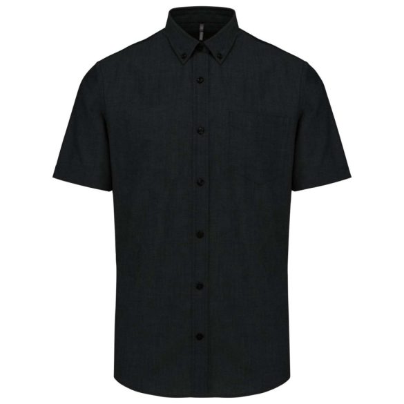 ka535 - Camasa cu maneca scurta adult barbat Kariban Easy Care - [Black]