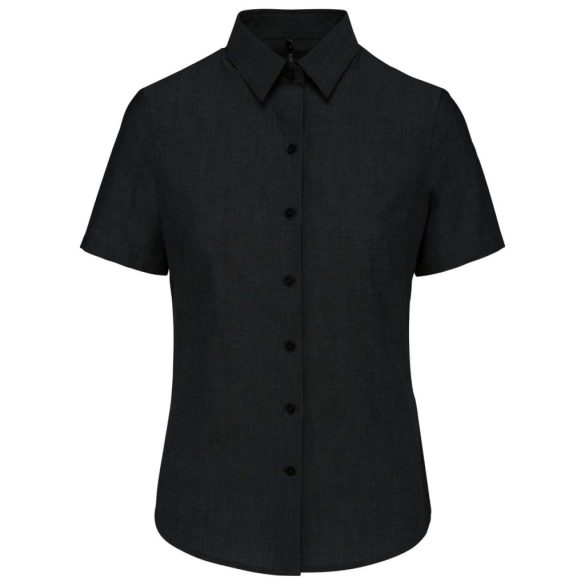 ka536 - Camasa cu maneca scurta adult dama Kariban Easy Care - [Black]