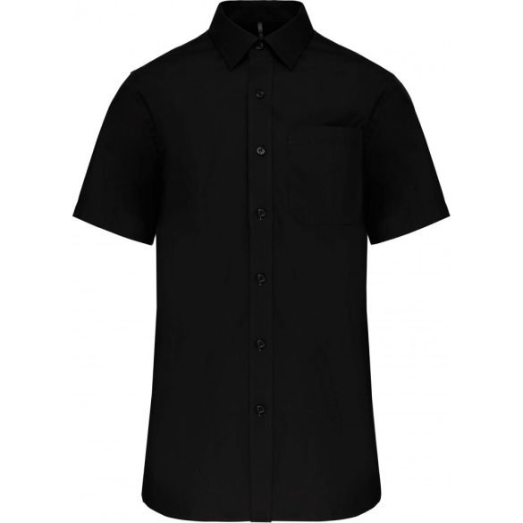 ka543-Camasa-cu-maneca-scurta-adult-barbat-Kariban-Easy-Care-Cotton-Black