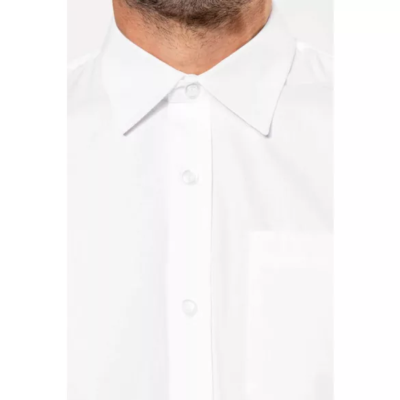 ka543 - Camasa cu maneca scurta adult barbat Kariban Easy Care Cotton - [White]