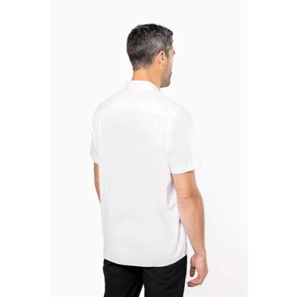 ka543 - Camasa cu maneca scurta adult barbat Kariban Easy Care Cotton - [White]