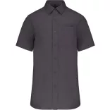 ka543-Camasa-cu-maneca-scurta-adult-barbat-Kariban-Easy-Care-Cotton-Zinc