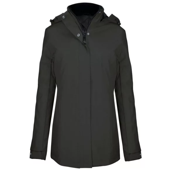 ka6108dg - Jacheta dama Kariban PARKA [Dark Grey]