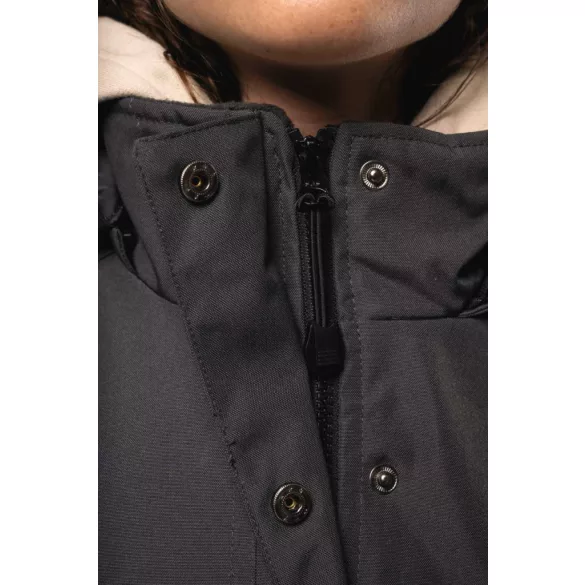 ka6108dg - Jacheta dama Kariban PARKA [Dark Grey]