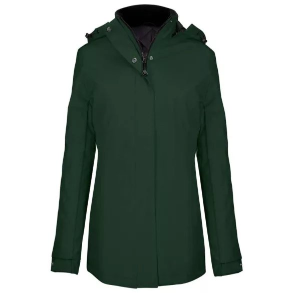 ka6108fg - Jacheta dama Kariban PARKA [Forest Green]