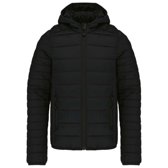 ka6112-Jacheta-cu-gluga-copii-Kariban-Lightweight-Black