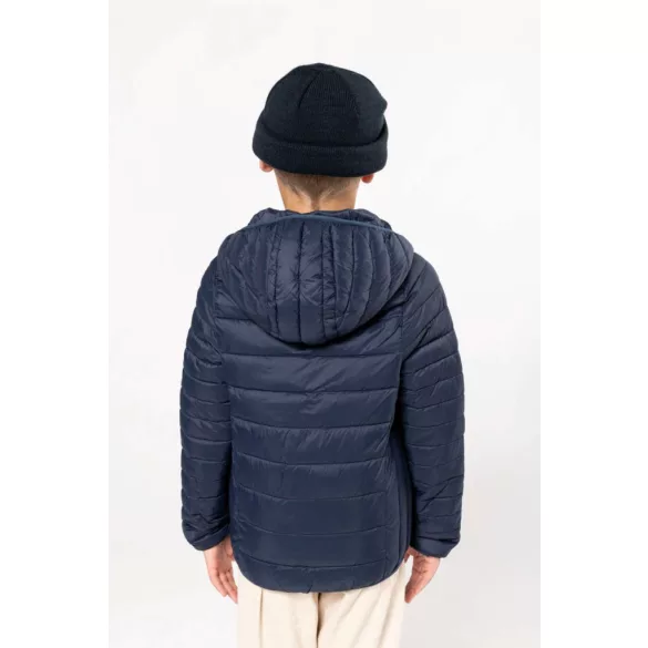 ka6112-Jacheta-cu-gluga-copii-Kariban-Lightweight-Black
