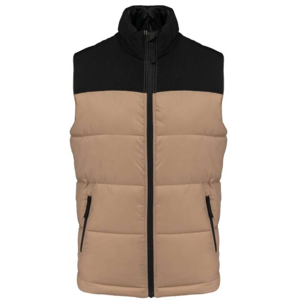 ka6162wes - Vesta matlasata unisex in 2 culori KARIBAN [Wet Sand/Black]