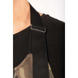 KA885 - Sort reglabil, cu buzunar, din bumbac - [Black Denim]