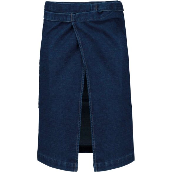 ka887 - Sort lung din bumbac - [Denim]