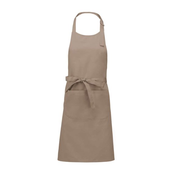 ka890 - Sort din bumbac si poliester cu buzunar - [Beige]