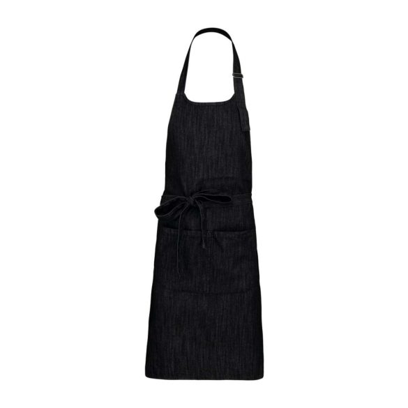 ka890 - Sort din bumbac si poliester cu buzunar - [Black Denim]