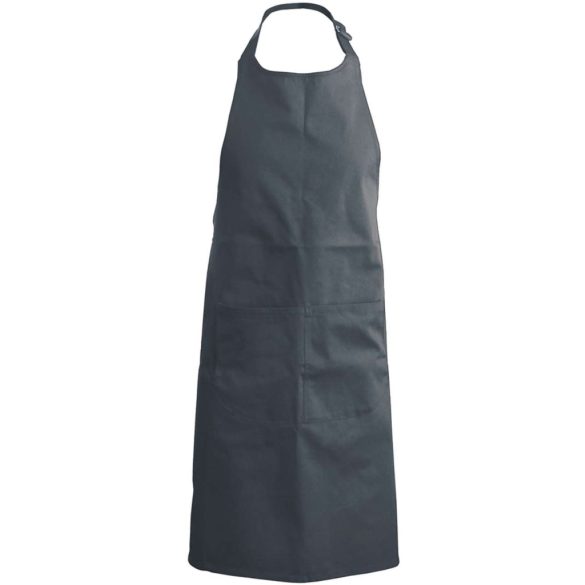 ka890 - Sort din bumbac si poliester cu buzunar - [Dark Grey]