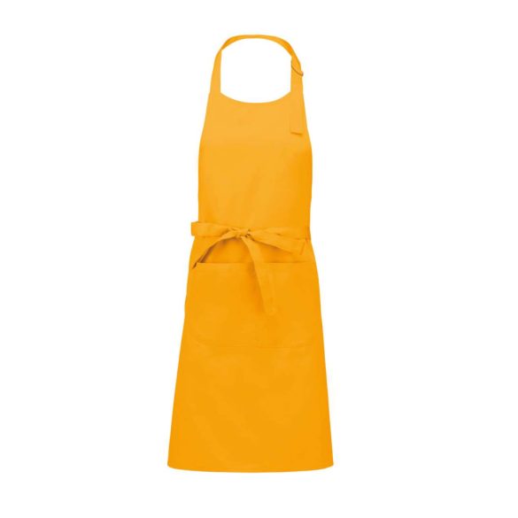 ka890 - Sort din bumbac si poliester cu buzunar - [Mustard]