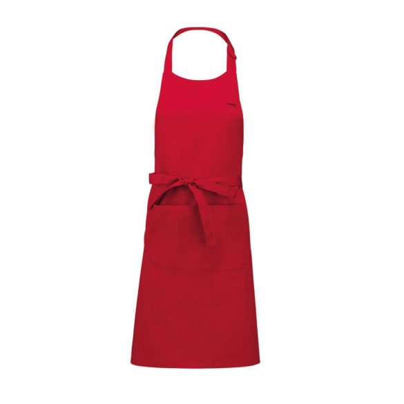 ka890 - Sort din bumbac si poliester cu buzunar - [Red]