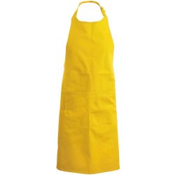 ka890 - Sort din bumbac si poliester cu buzunar - [Yellow]