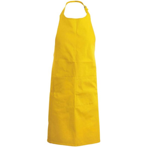 ka890 - Sort din bumbac si poliester cu buzunar - [Yellow]