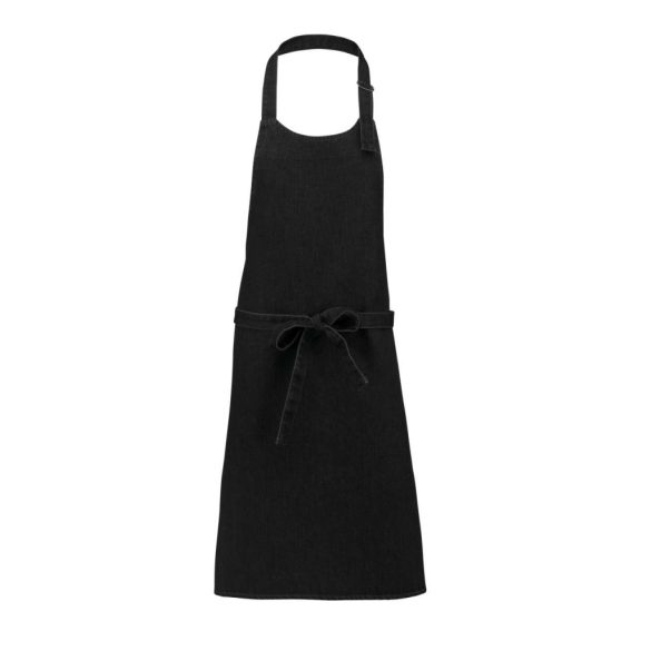 ka895 - Sort din bumbac fara buzunar KARIBAN - [Black Denim]