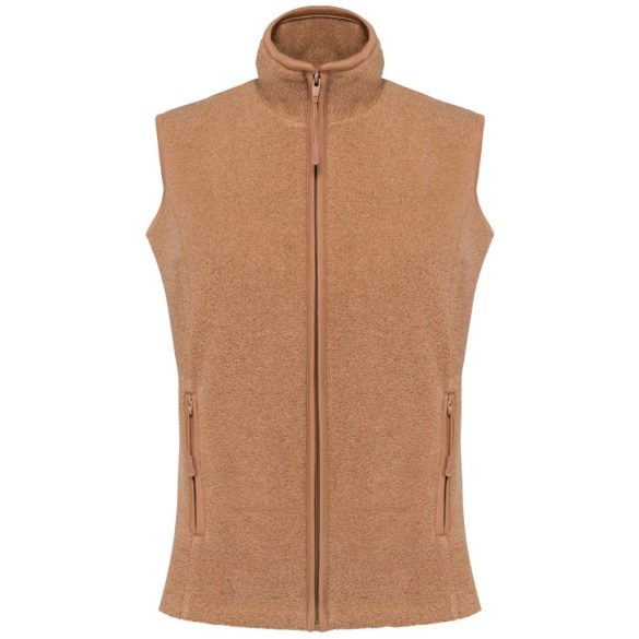 ka906 - Vesta micro fleece de dama Kariban MELODIE [Camel Heather]