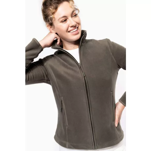 ka907-Jacheta-micro-fleece-de-dama-Kariban-280-gr-MAUREEN-Ash-Heather
