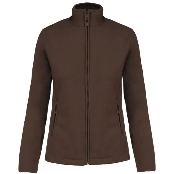 ka907-Jacheta-micro-fleece-de-dama-Kariban-280-gr-MAUREEN-Chocolate