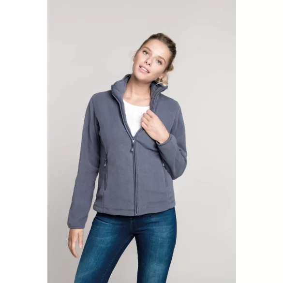 ka907-Jacheta-micro-fleece-de-dama-Kariban-280-gr-MAUREEN-Convoy-Grey