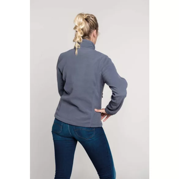 ka907-Jacheta-micro-fleece-de-dama-Kariban-280-gr-MAUREEN-Convoy-Grey