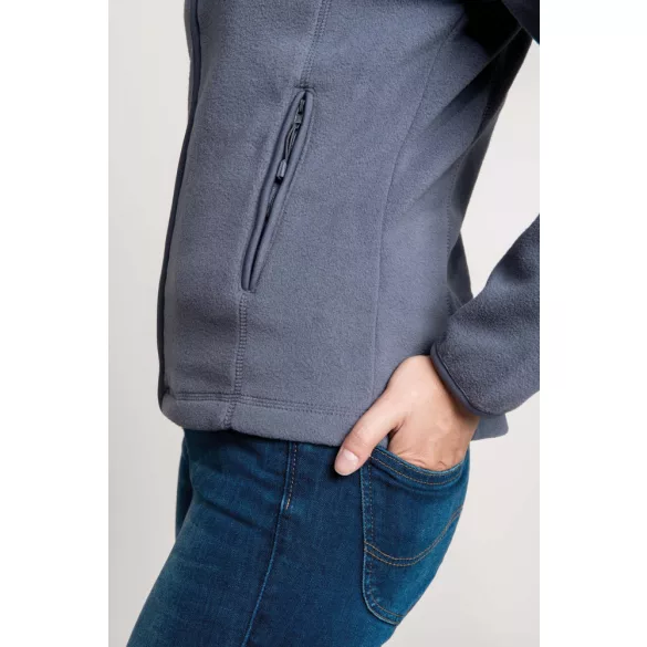 ka907-Jacheta-micro-fleece-de-dama-Kariban-280-gr-MAUREEN-Convoy-Grey