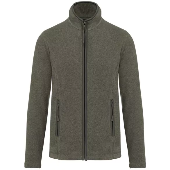ka907-Jacheta-micro-fleece-de-dama-Kariban-280-gr-MAUREEN-Green-Marble-Heather