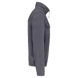 WK9105 - Jacheta fleece cu maneci detasabile unisex Kariban Work [Convoy Grey]