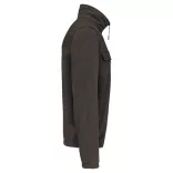 WK9105 - Jacheta fleece cu maneci detasabile unisex Kariban Work [Dark Grey]