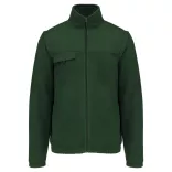 WK9105 - Jacheta fleece cu maneci detasabile unisex Kariban Work [Forest Green]
