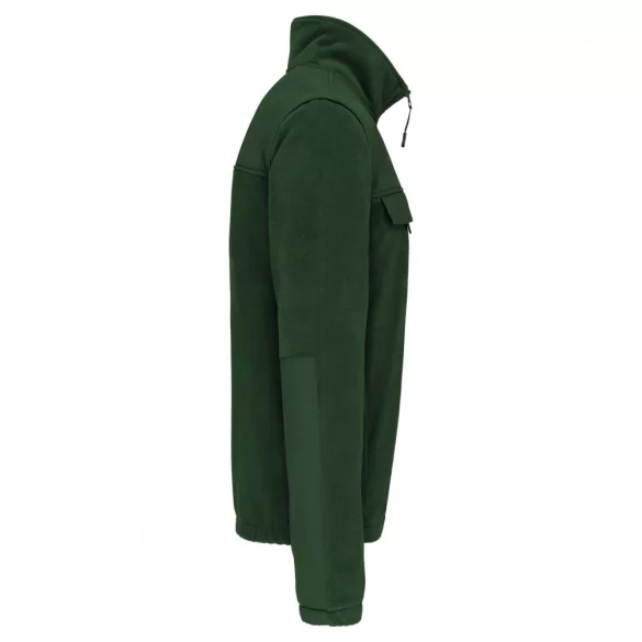 WK9105 - Jacheta fleece cu maneci detasabile unisex Kariban Work [Forest Green]