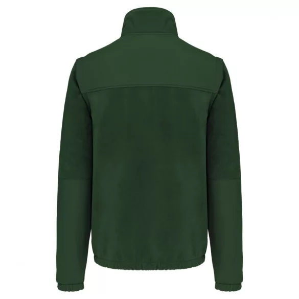 WK9105 - Jacheta fleece cu maneci detasabile unisex Kariban Work [Forest Green]