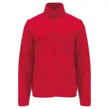 WK9105 - Jacheta fleece cu maneci detasabile unisex Kariban Work [Red]