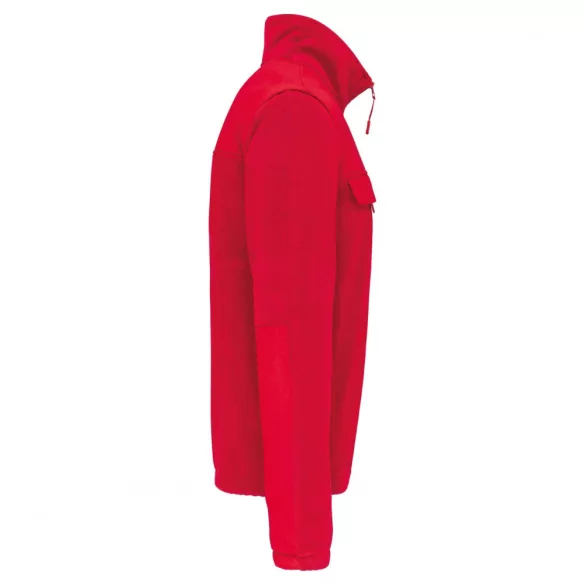WK9105 - Jacheta fleece cu maneci detasabile unisex Kariban Work [Red]