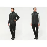 WK9105 - Jacheta fleece cu maneci detasabile unisex Kariban Work [Red]