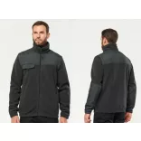 WK9105 - Jacheta fleece cu maneci detasabile unisex Kariban Work [Royal Blue]