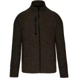 KA9106 - Jacheta cu fermoar de barbat Kariaban [Dark Khaki Melange]
