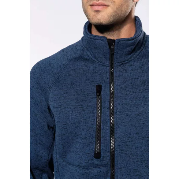 KA9106 - Jacheta cu fermoar de barbat Kariaban [Light Grey Melange]