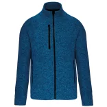 KA9106 - Jacheta cu fermoar de barbat Kariaban [Light Royal Blue Melange]