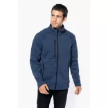 KA9106 - Jacheta cu fermoar de barbat Kariaban [Light Royal Blue Melange]