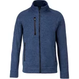 KA9106-Jacheta-cu-fermoar-de-barbat-Kariaban-Navy-Melange