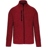 KA9106 - Jacheta cu fermoar de barbat Kariaban [Red Melange]