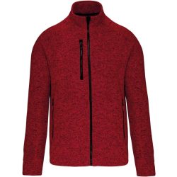 KA9106 - Jacheta cu fermoar de barbat Kariaban [Red Melange]