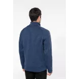 KA9106 - Jacheta cu fermoar de barbat Kariaban [Red Melange]